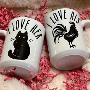Couples Mug Set - Set of 2 (15oz each)
